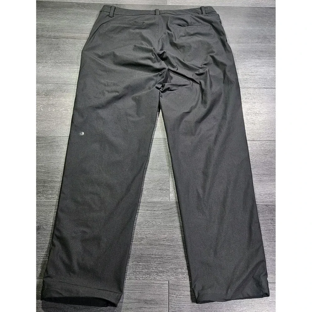 Lululemon ABC Pant Men 36x31 Gray Stretch Gorpcore Travel Cinch Ankle Hiking